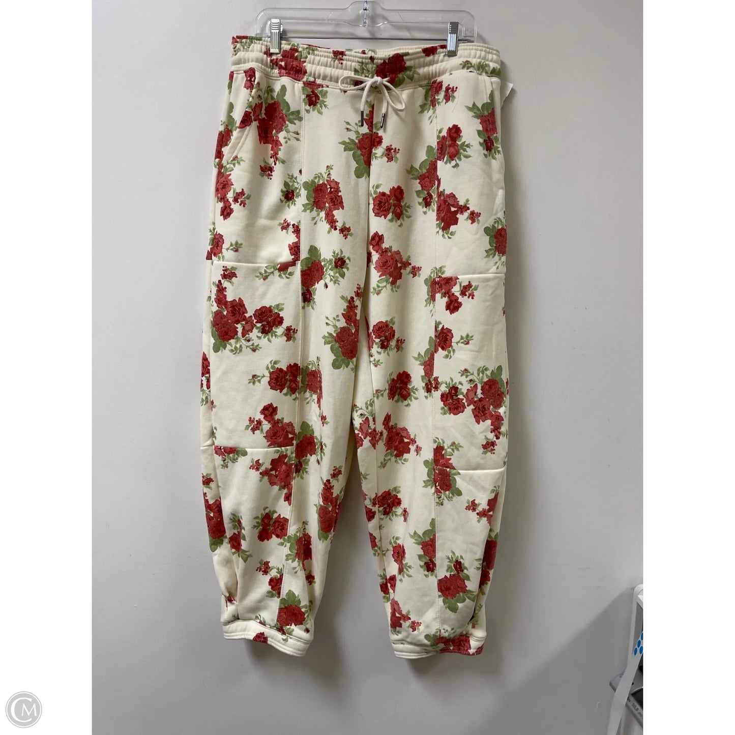 Pants Lounge By Olive And Oak In Floral Print, Size: Xl