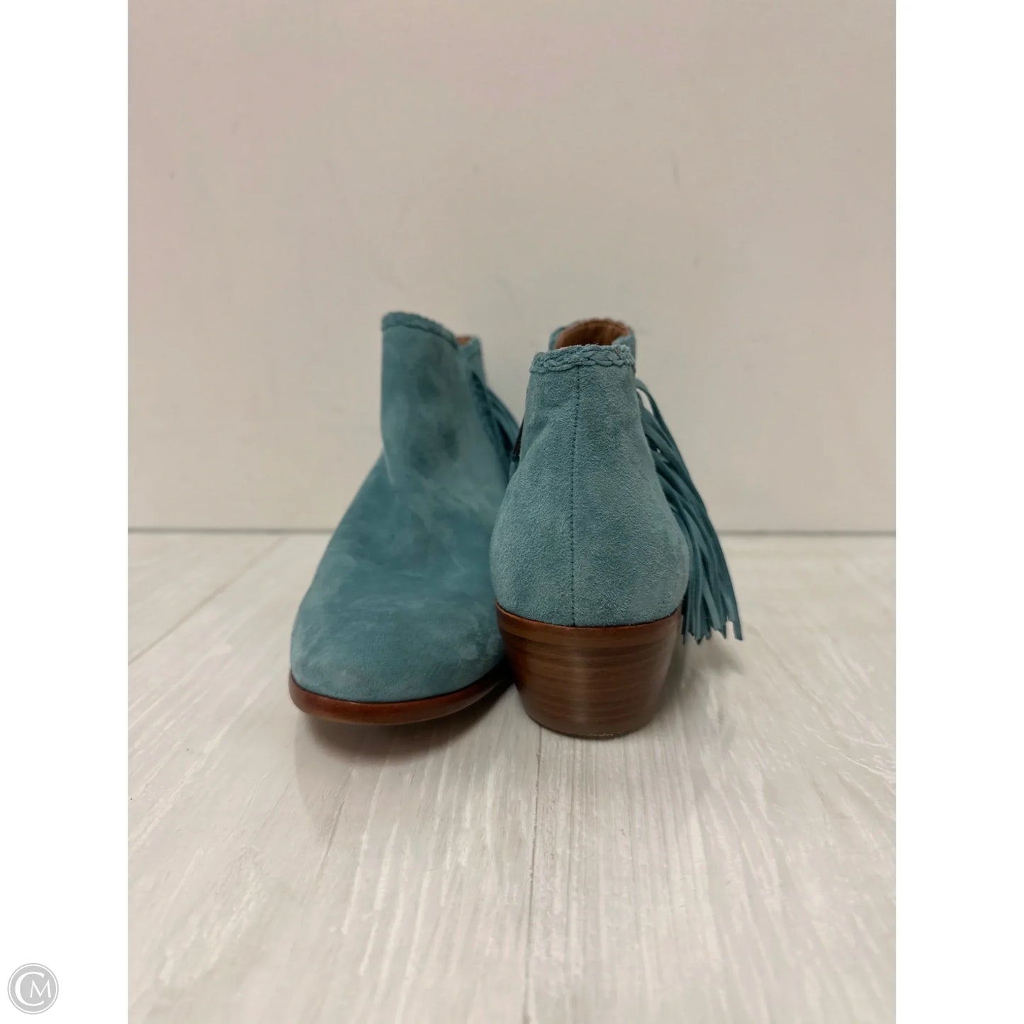 Boots Ankle Heels By Sam Edelman In Blue, Size: 8.5