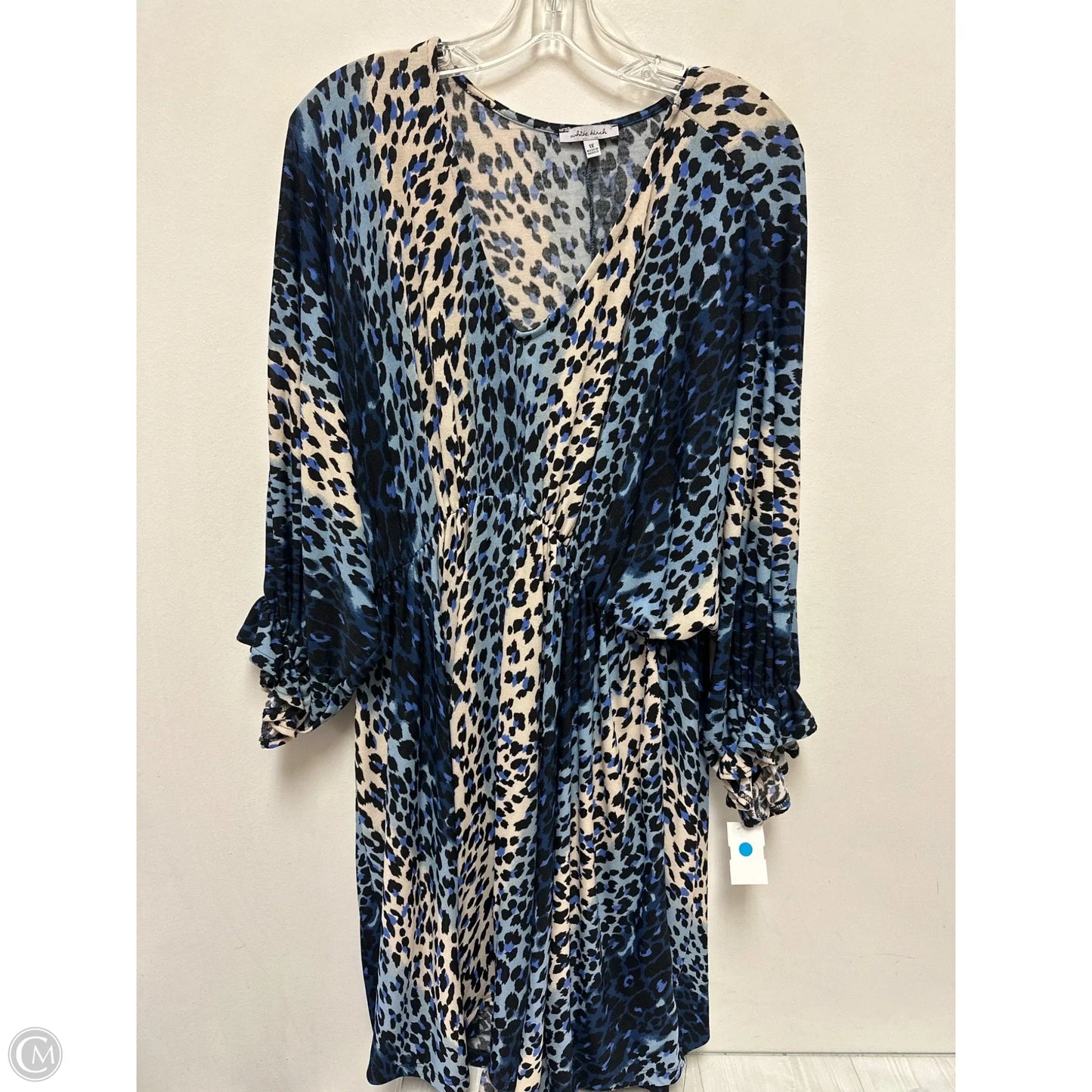 Dress Casual Midi By White Birch In Animal Print, Size: 1x