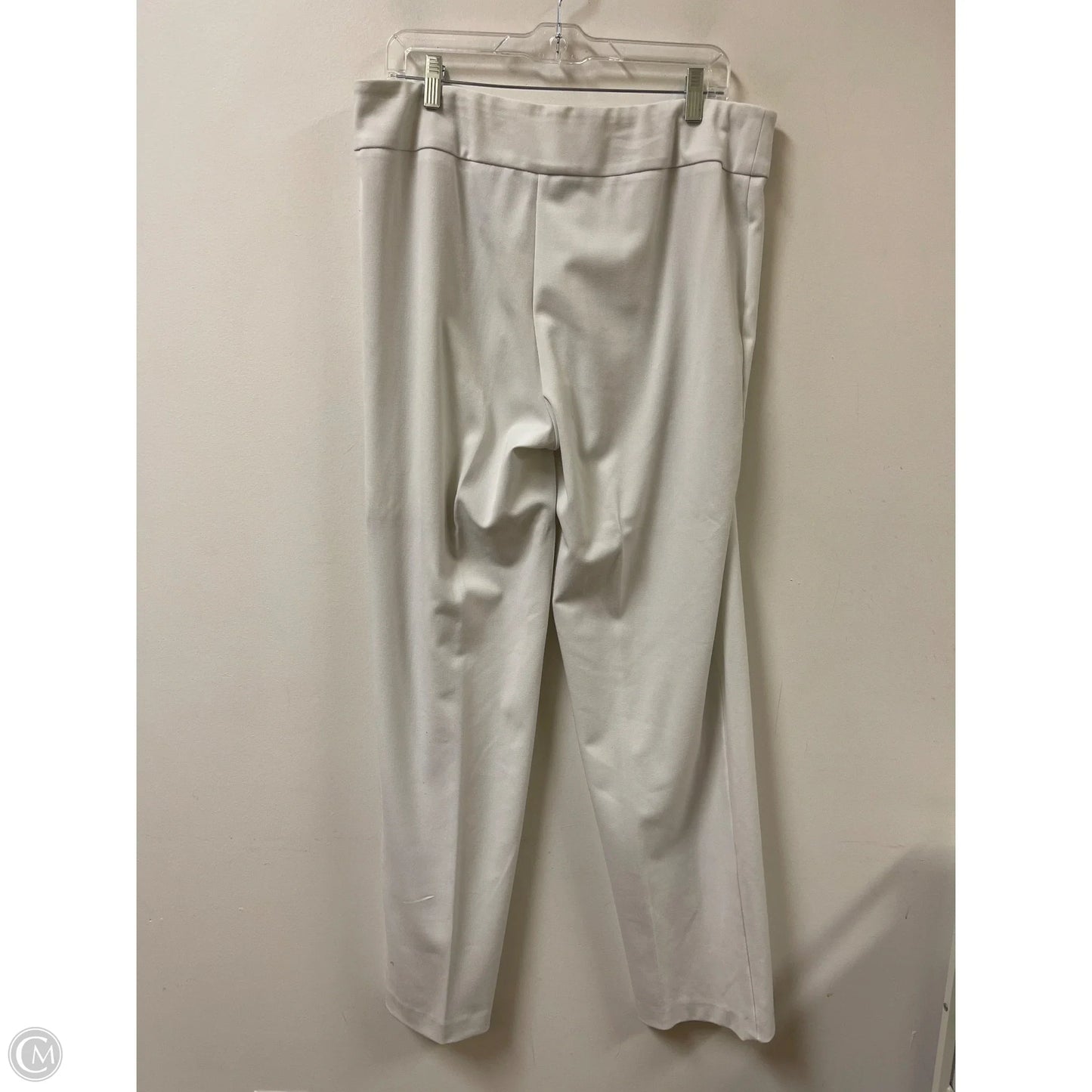 Pants Dress By Investments In White, Size: 14