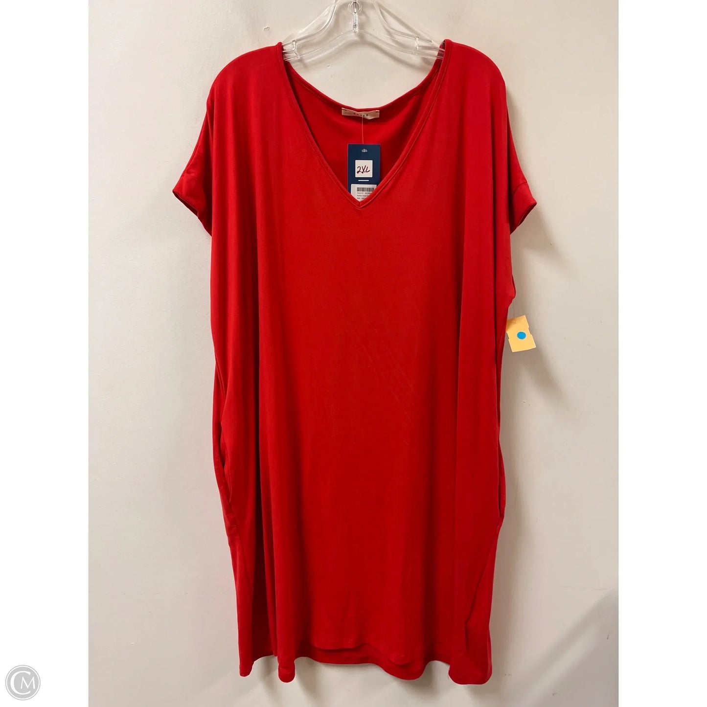 Dress Casual Midi By Entro In Red, Size: 2x
