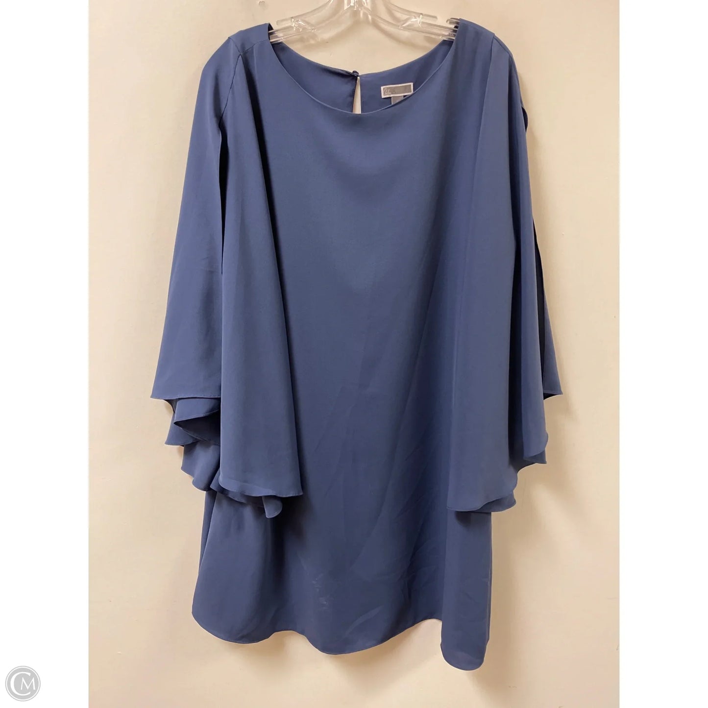 Dress Casual Midi By Chelsea 28 In Blue, Size: Xl