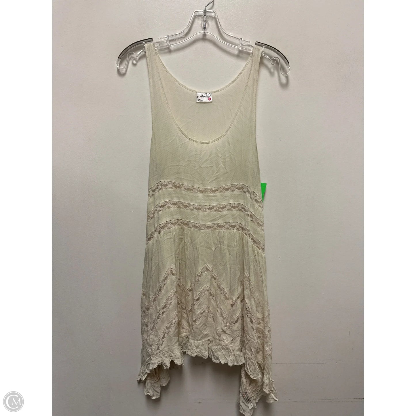 Tunic Sleeveless By Free People In Cream, Size: M