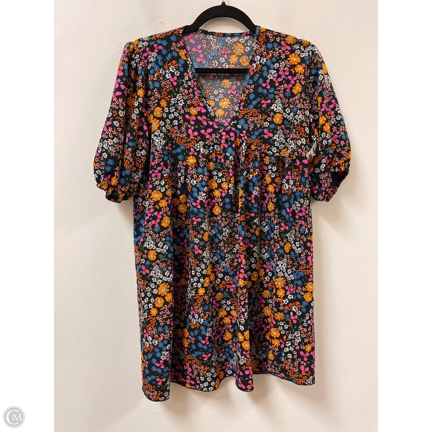 Dress Casual Short By Shein In Floral Print, Size: M