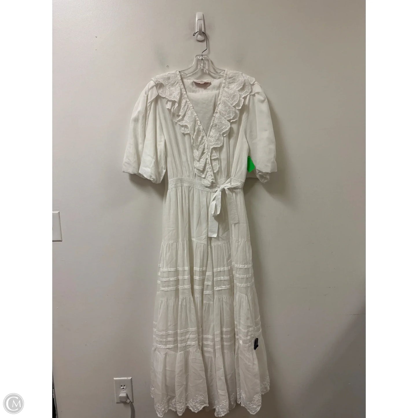 Dress Casual Maxi By Cma In White, Size: L