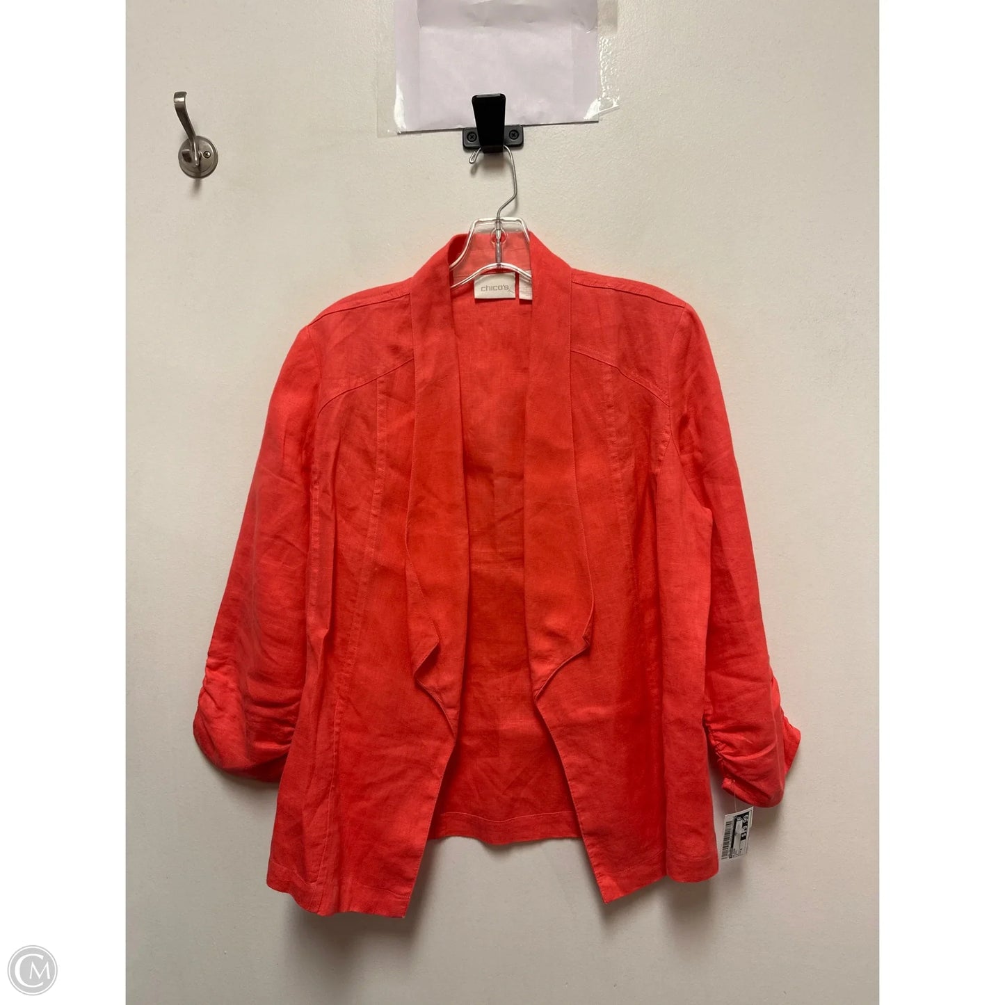 Blazer By Chicos In Coral, Size: M