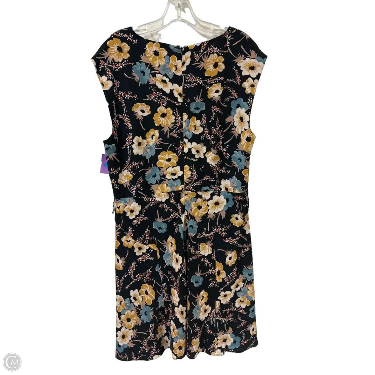 Dress Casual Midi By Lauren By Ralph Lauren In Floral Print, Size: Xl