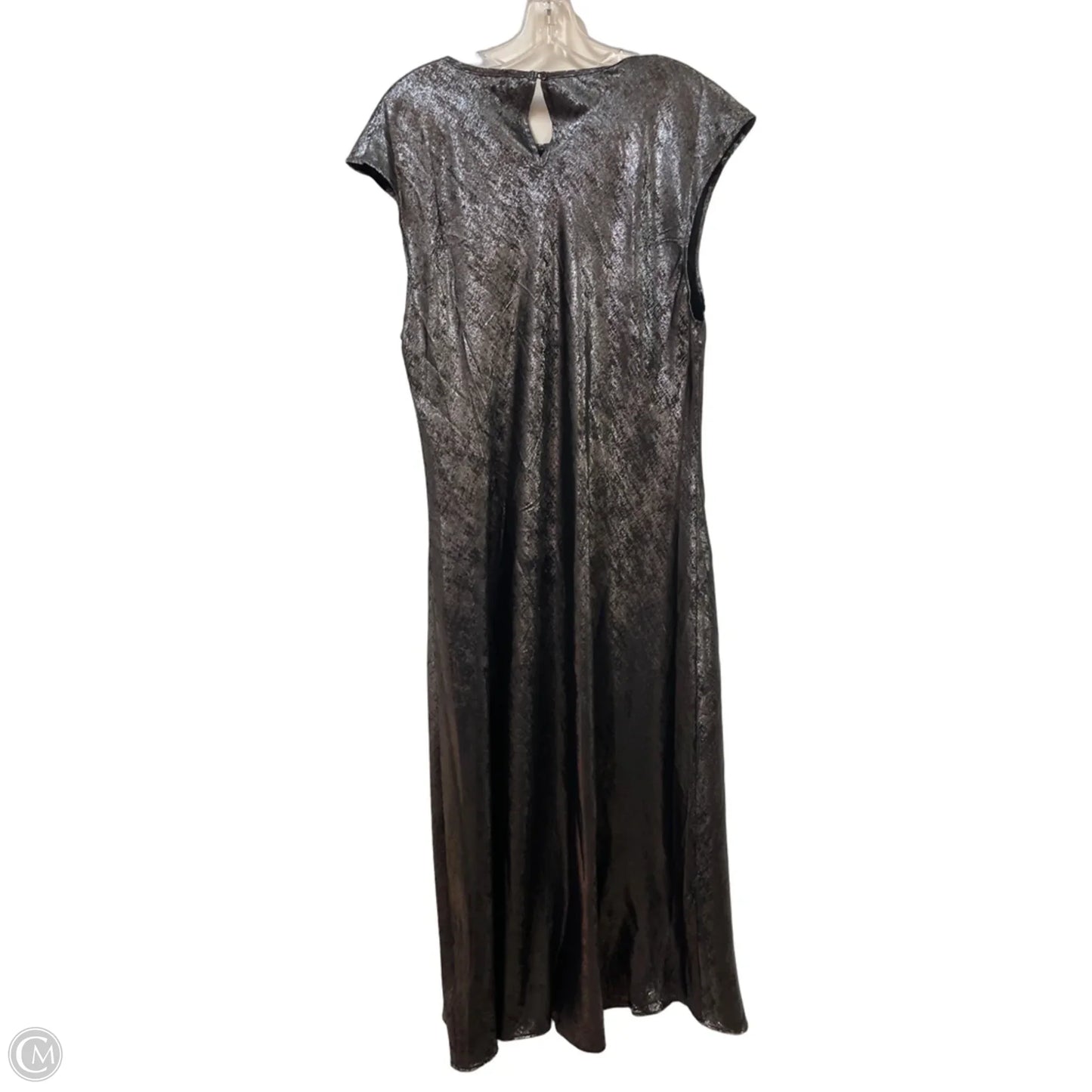 Dress Casual Maxi By Gibson And Latimer In Silver, Size: Xl
