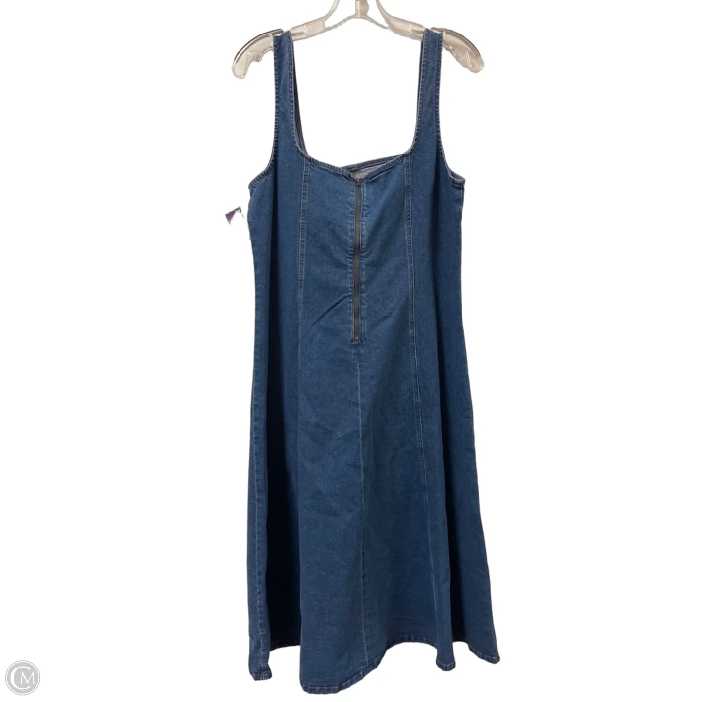Dress Casual Maxi By Old Navy In Blue Denim, Size: L