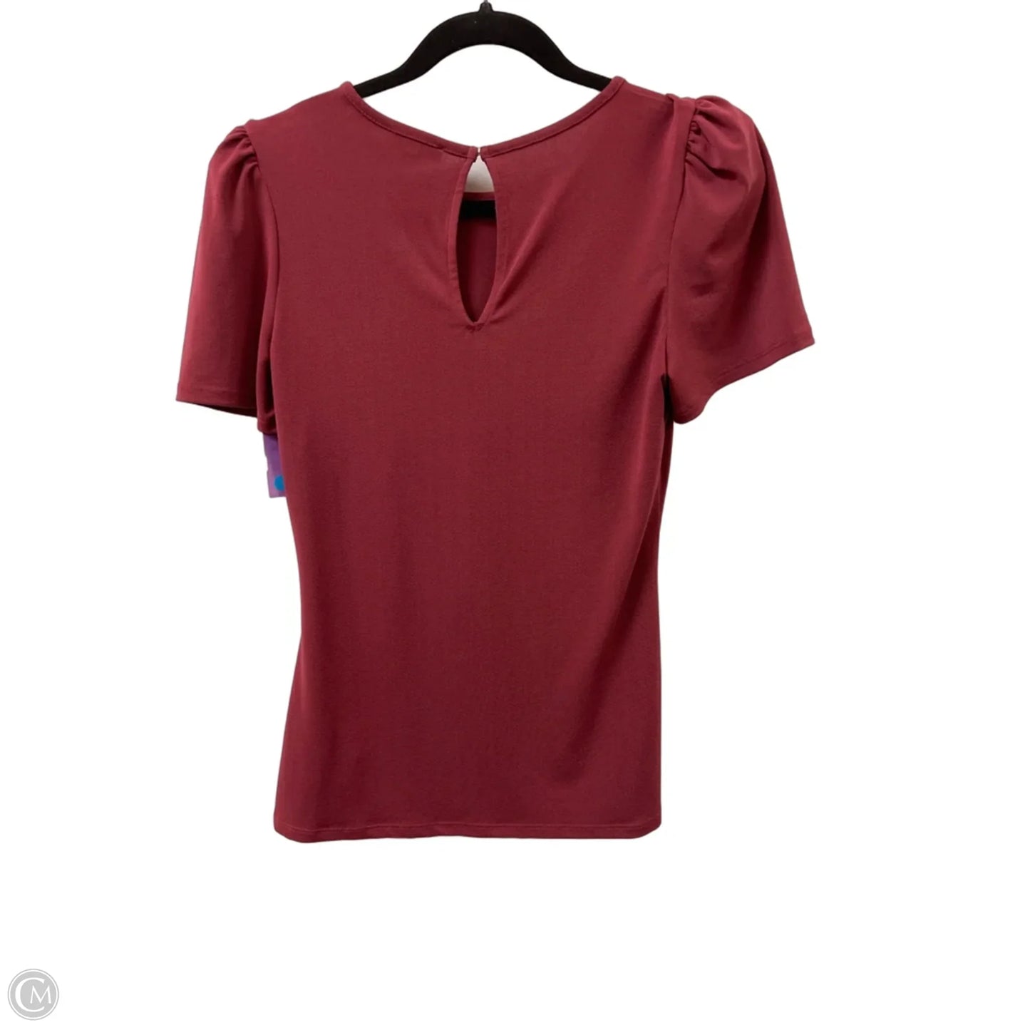 Top Short Sleeve By Express In Red, Size: M