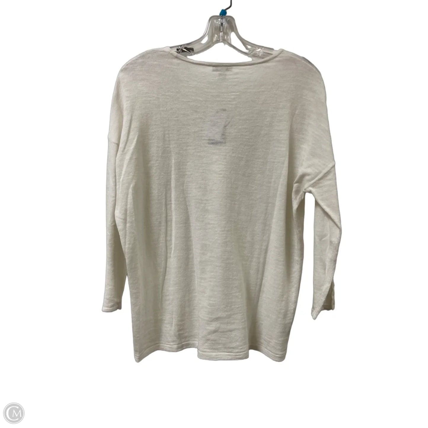 Top Long Sleeve By J. Jill In White, Size: S