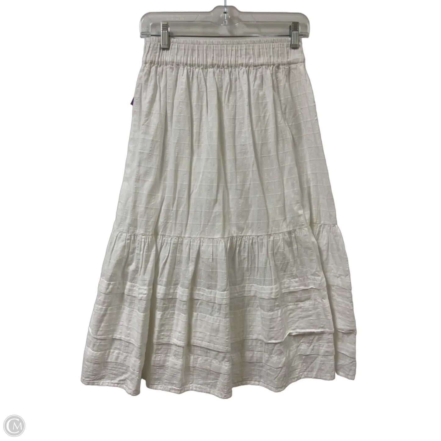 Skirt Maxi By Madewell In White, Size: 2