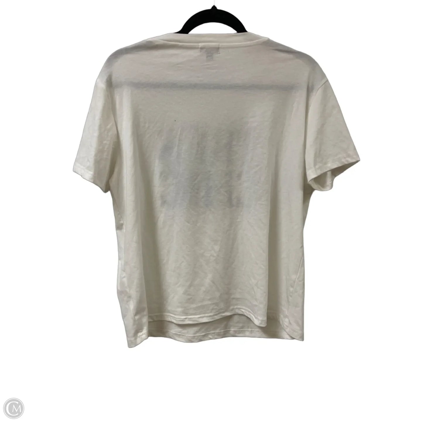 Top Short Sleeve By Ontwelfth In White, Size: Xl
