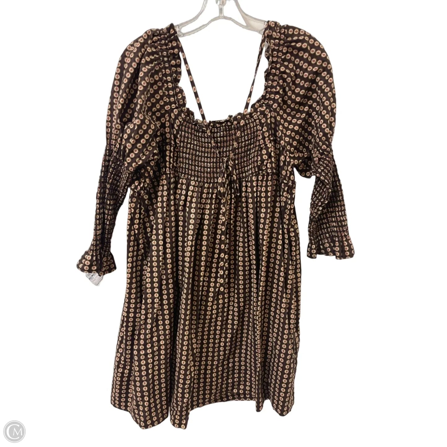 Dress Casual Midi By Free People In Brown, Size: L