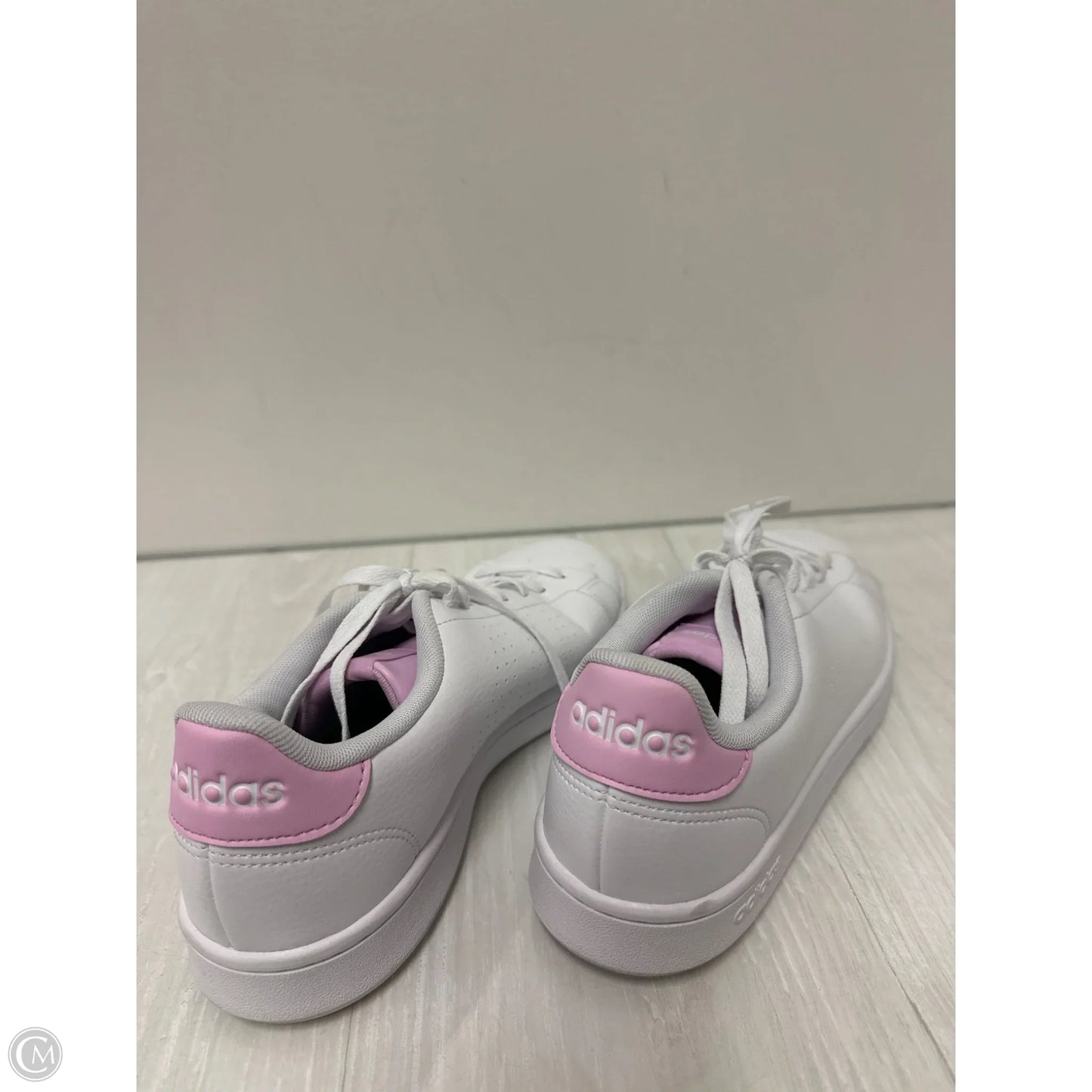 Shoes Sneakers By Adidas In Pink & White, Size: 9