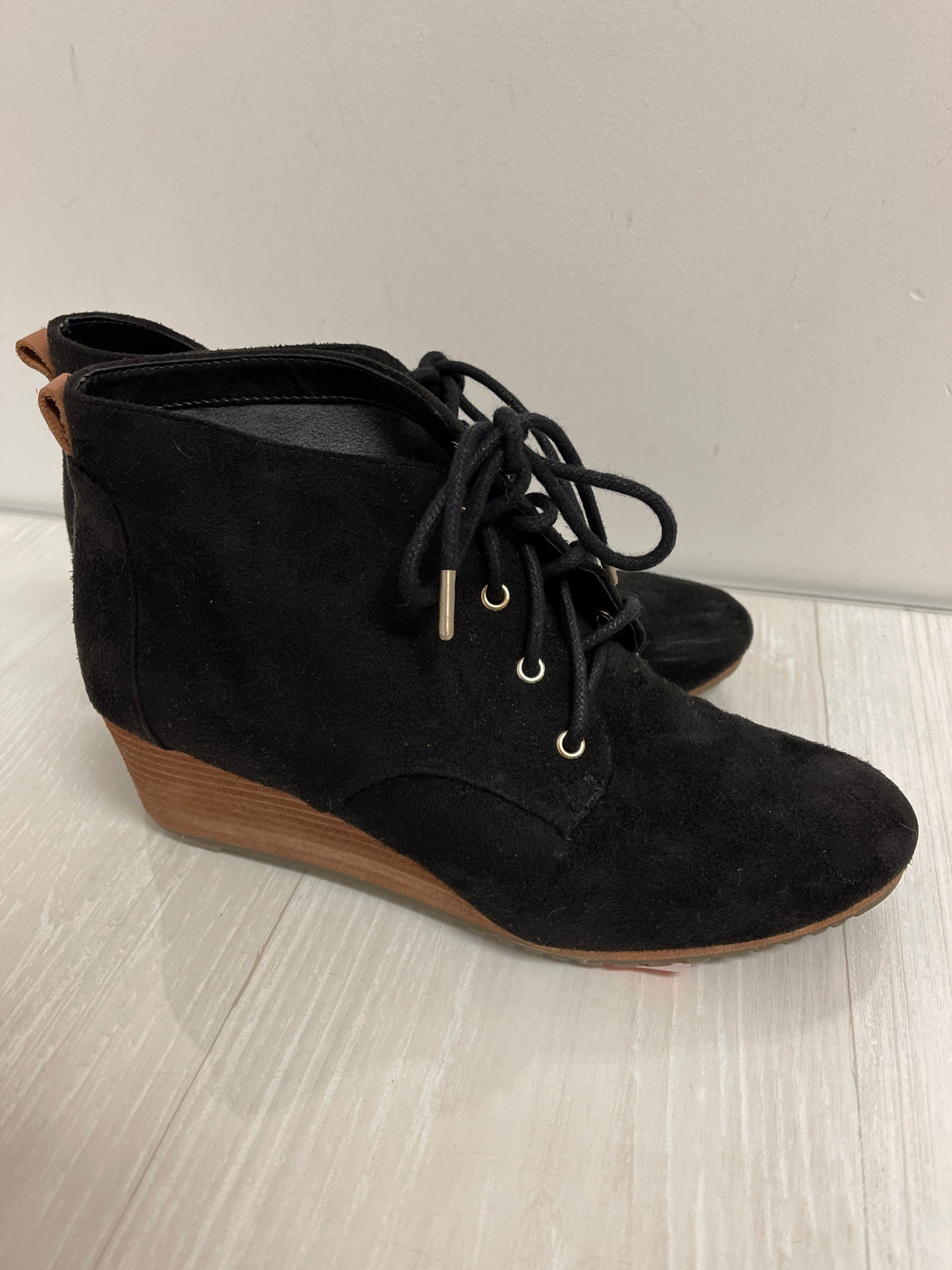 Boots Ankle Heels By Dr Scholls In Black, Size: 9