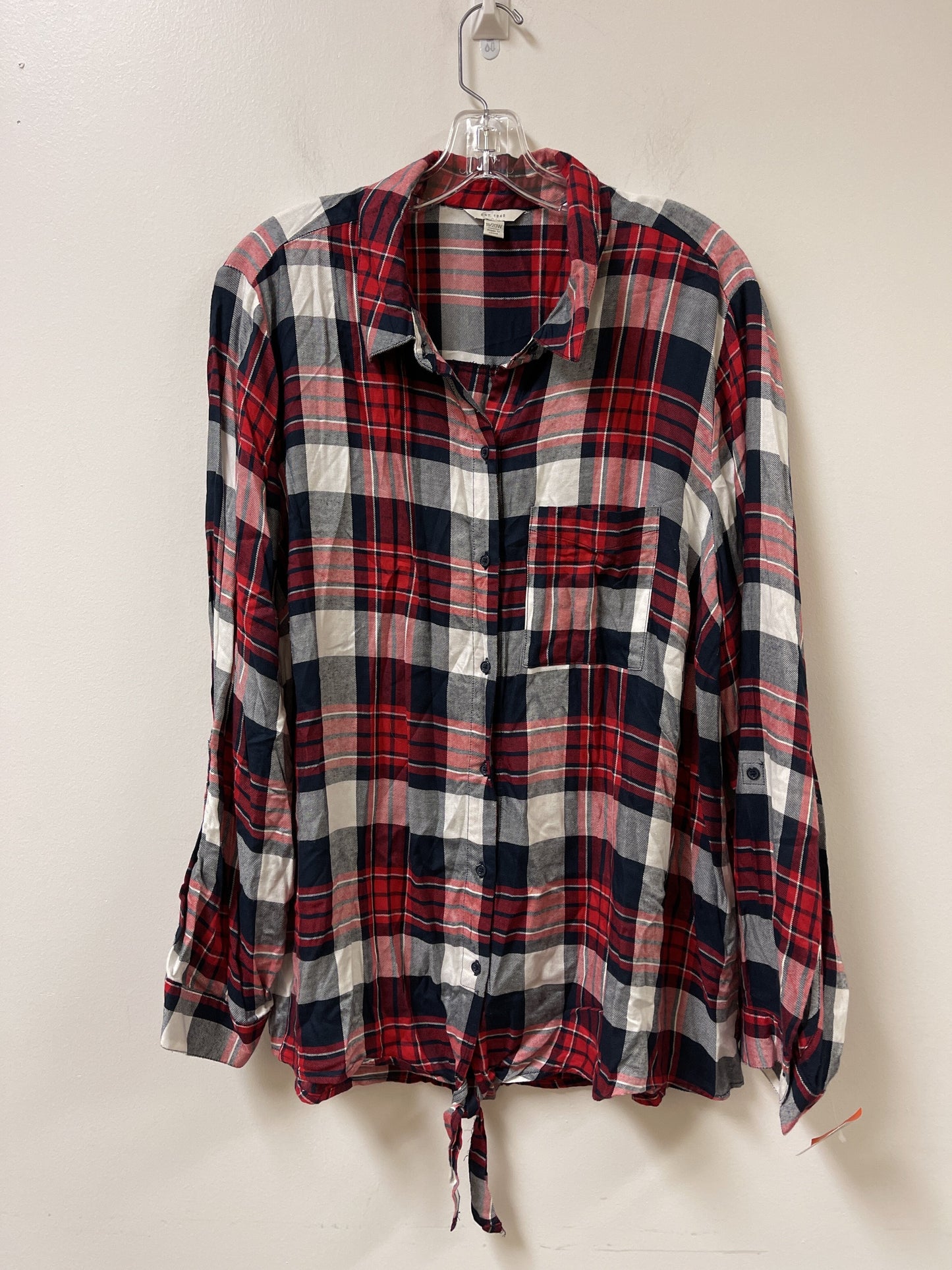 Top Long Sleeve By Cato Size: 2x