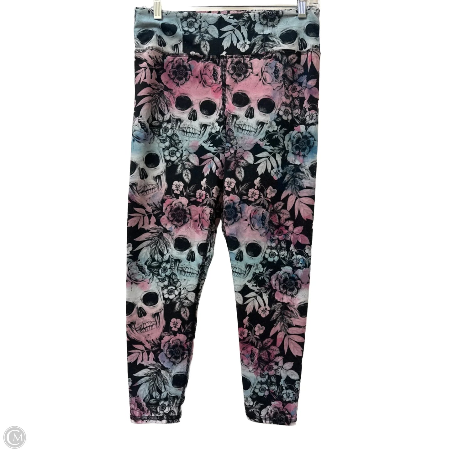 Athletic Capris By Clothes Mentor In Multi-colored, Size: L
