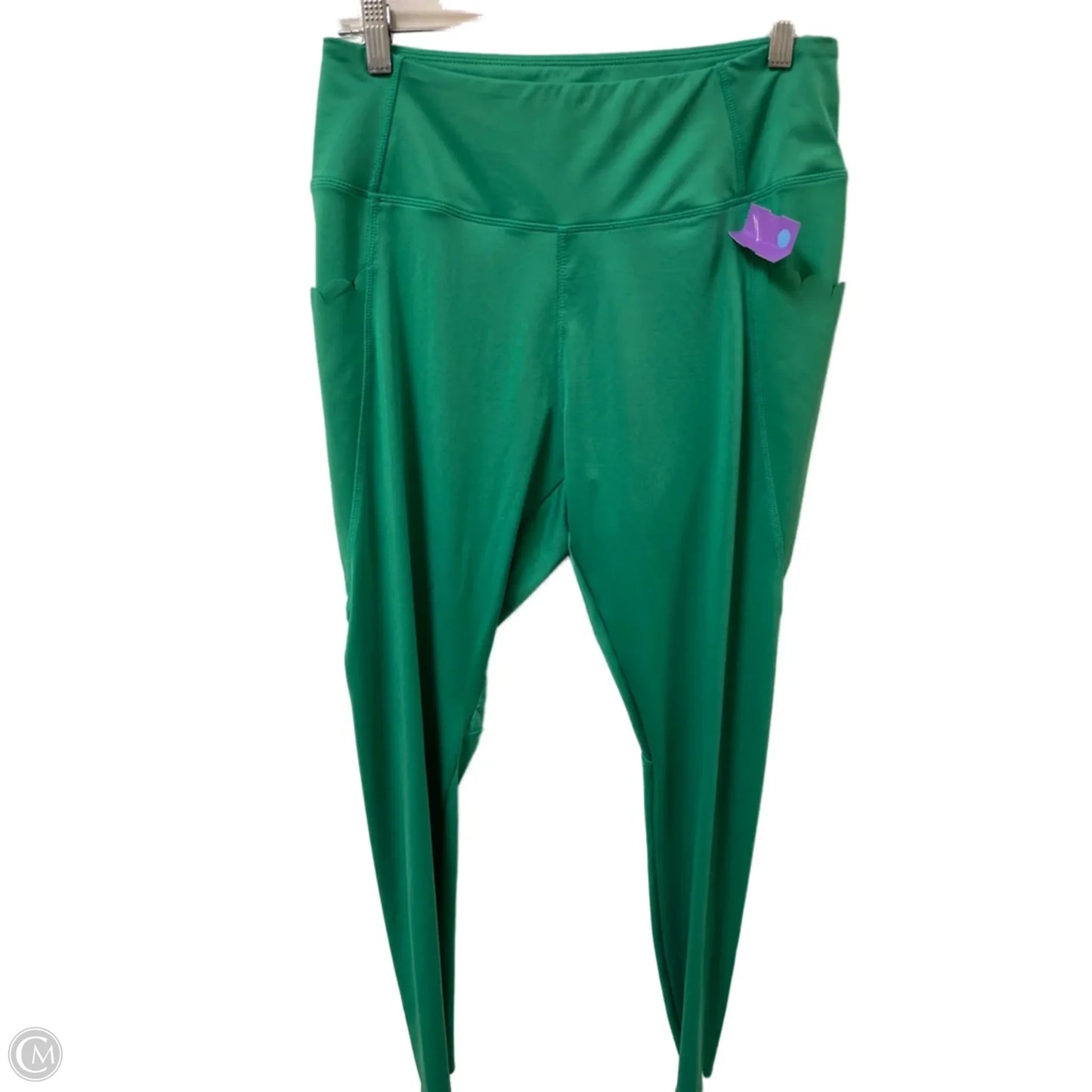 Athletic Leggings By Crown And Ivy In Green, Size: L