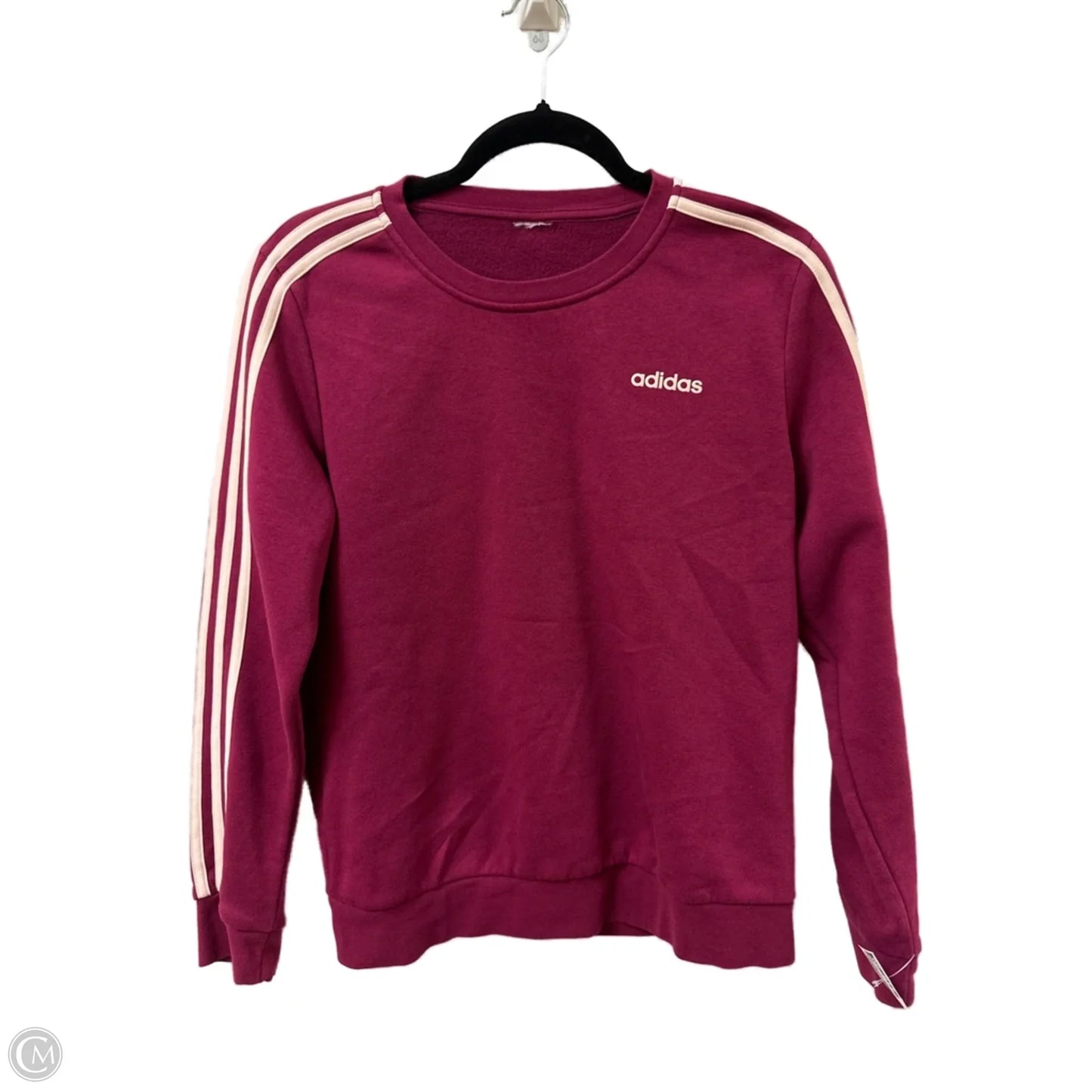 Athletic Sweatshirt Crewneck By Adidas In Purple, Size: Xs