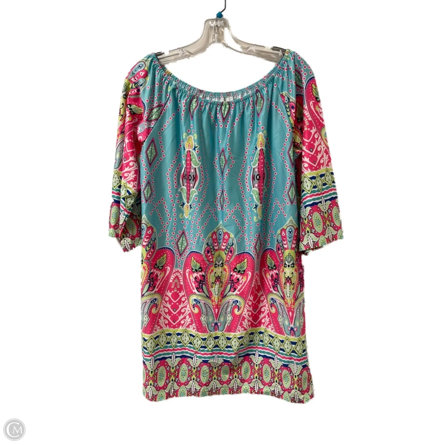 Top Long Sleeve By Choices In Multi-colored, Size: 2x