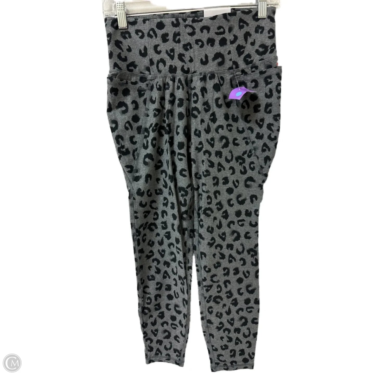 Athletic Capris By Livi Active In Grey, Size: L