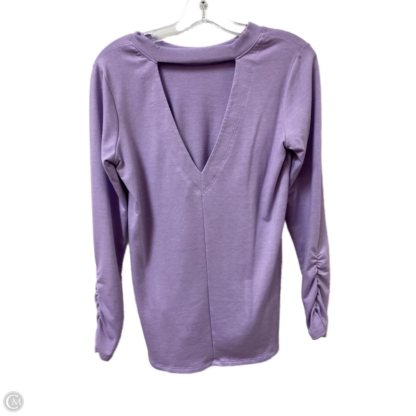 Athletic Sweatshirt Crewneck By Rbx In Purple, Size: S
