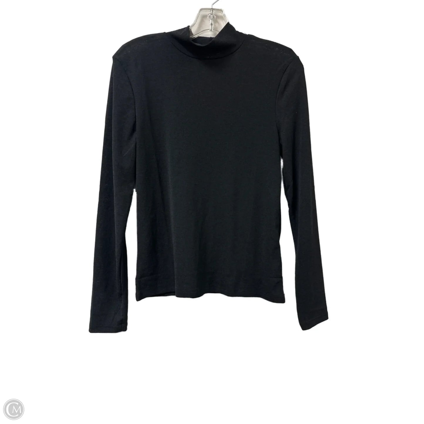 Top Long Sleeve By Top Shop In Black, Size: L
