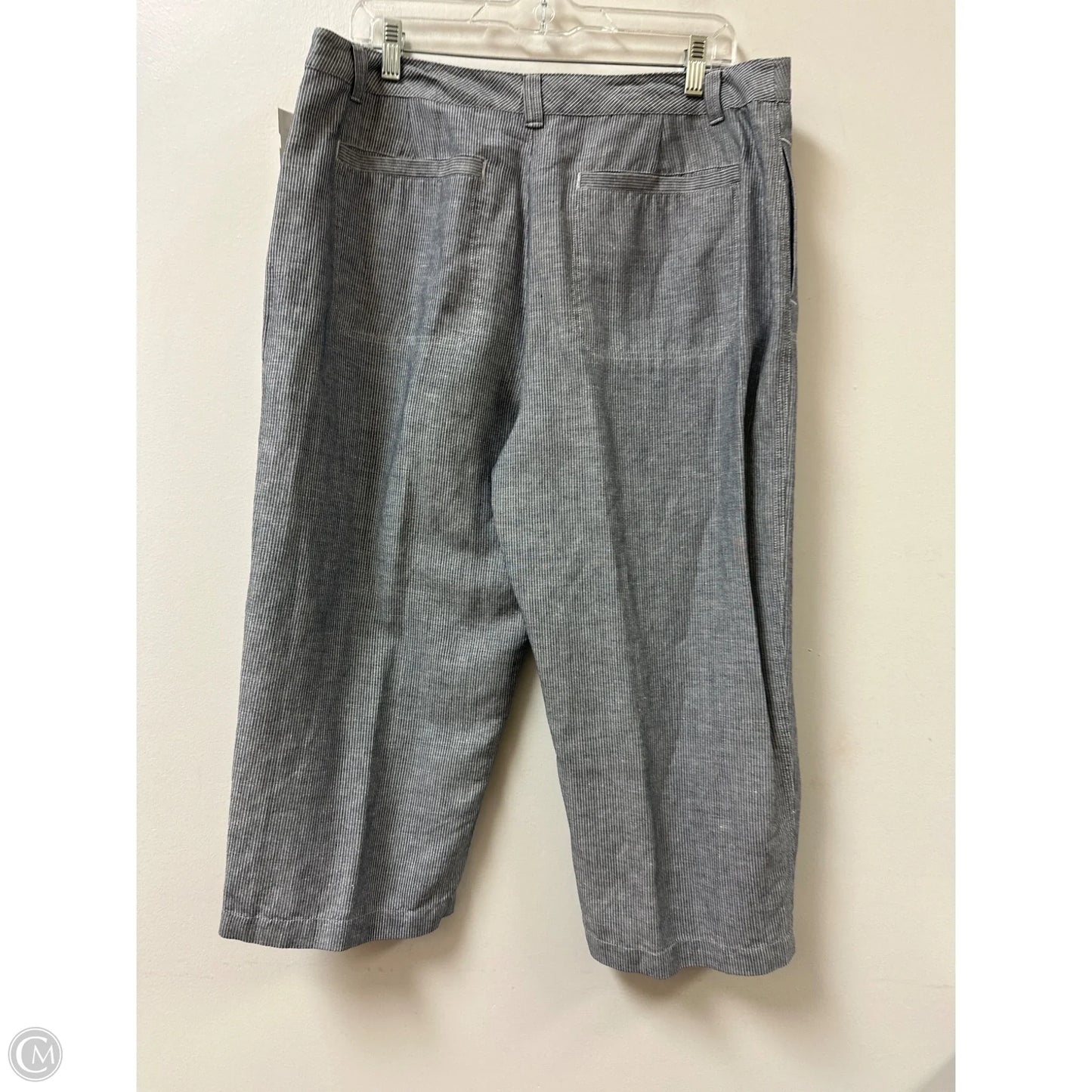 Pants Cropped By Coldwater Creek In Navy, Size: 14