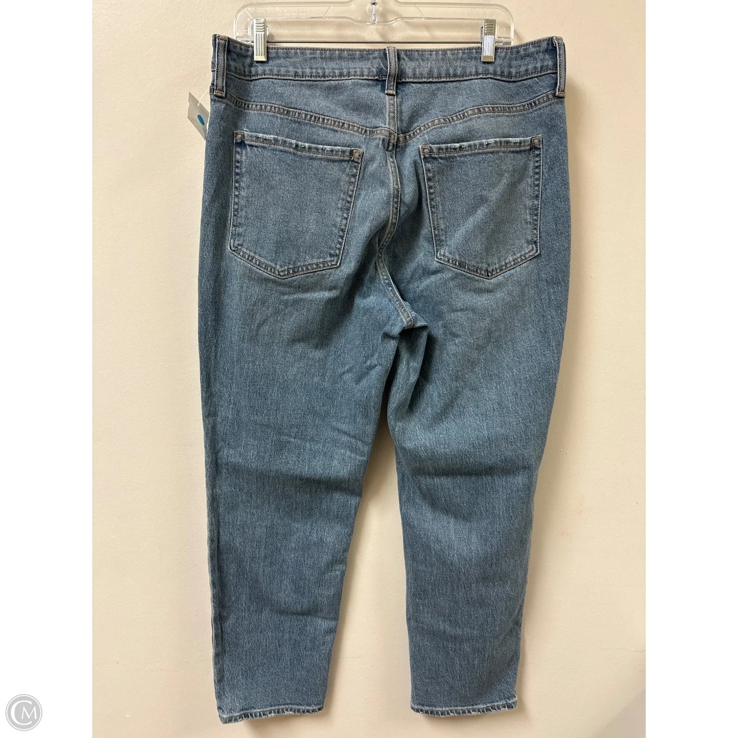 Jeans Straight By Old Navy In Blue Denim, Size: 14