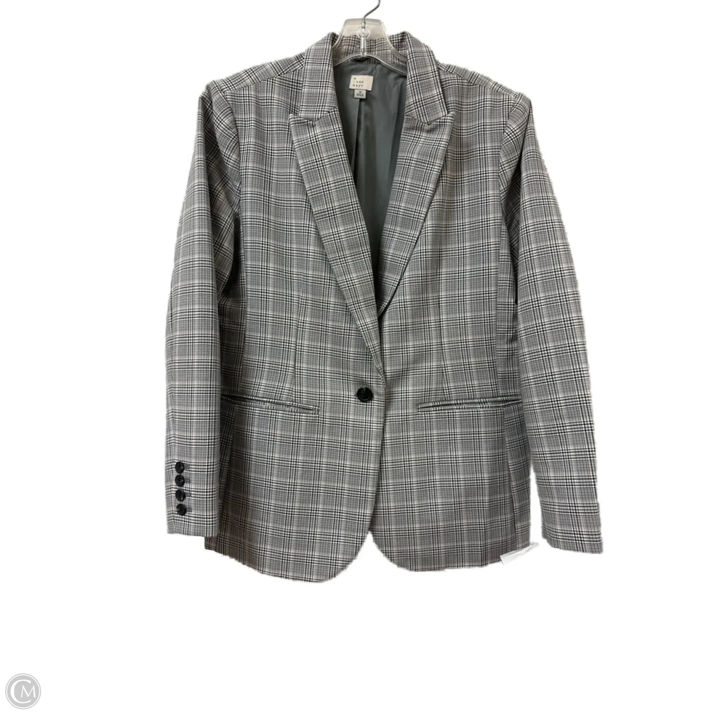 Blazer By A New Day In Grey, Size: 2x