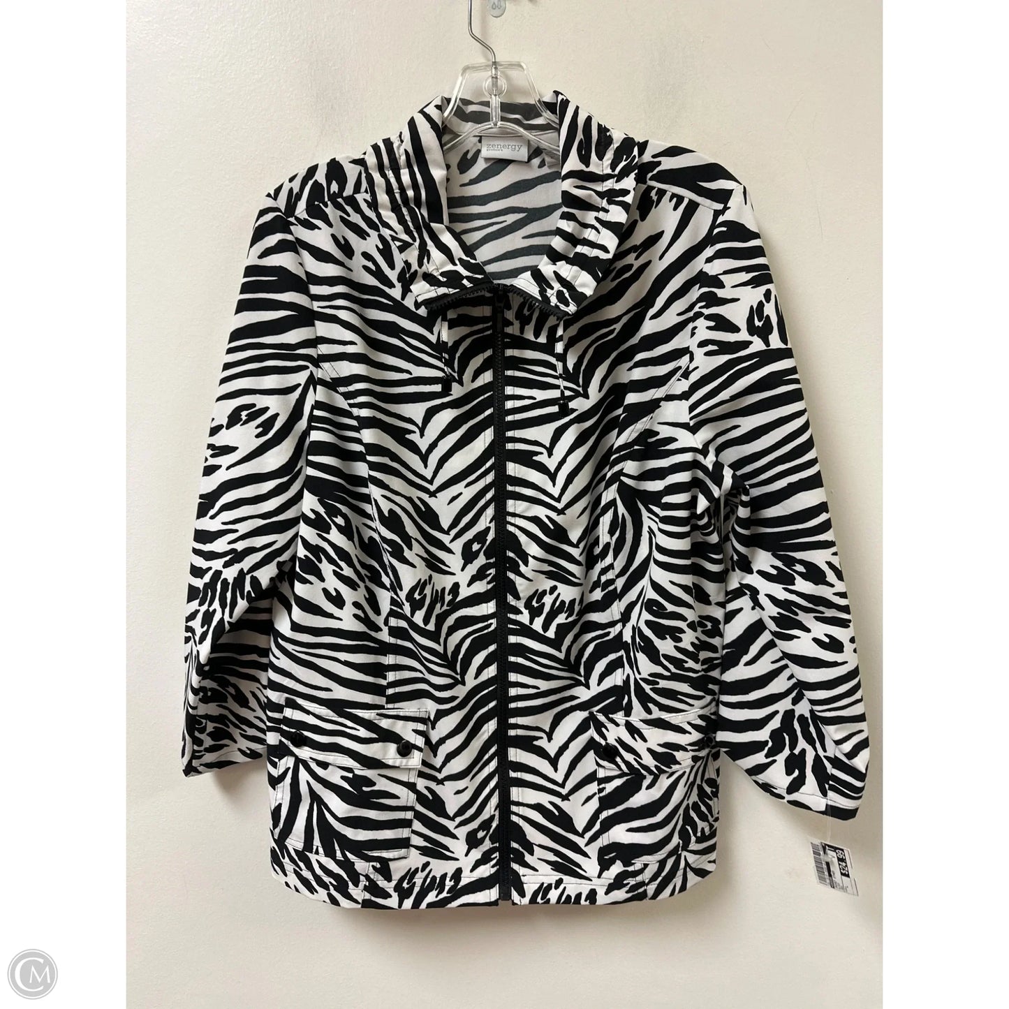 Jacket Other By Chicos In Black, Size: L