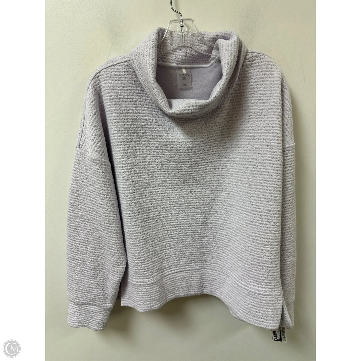 Athletic Sweatshirt Collar By Calia In Purple, Size: 1x