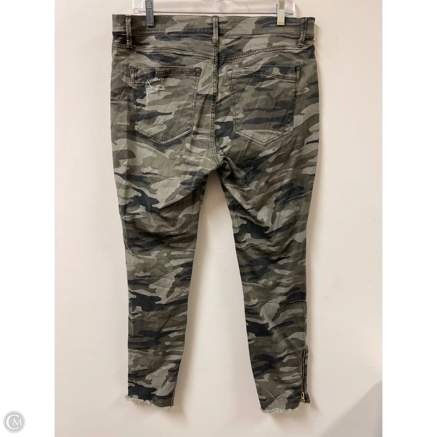 Jeans Skinny By Express In Camouflage Print, Size: 12