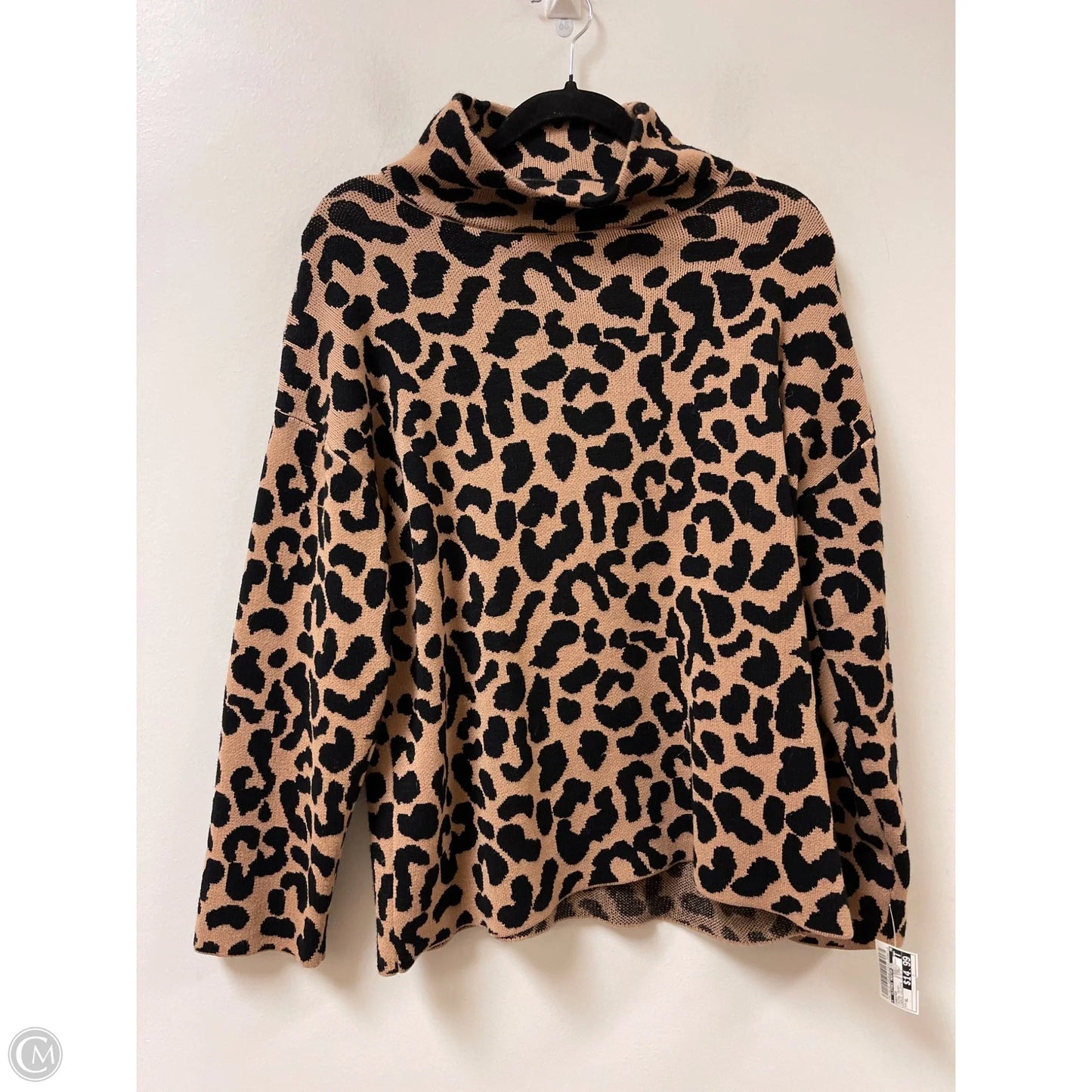 Sweater By Clothes Mentor In Animal Print, Size: Xl