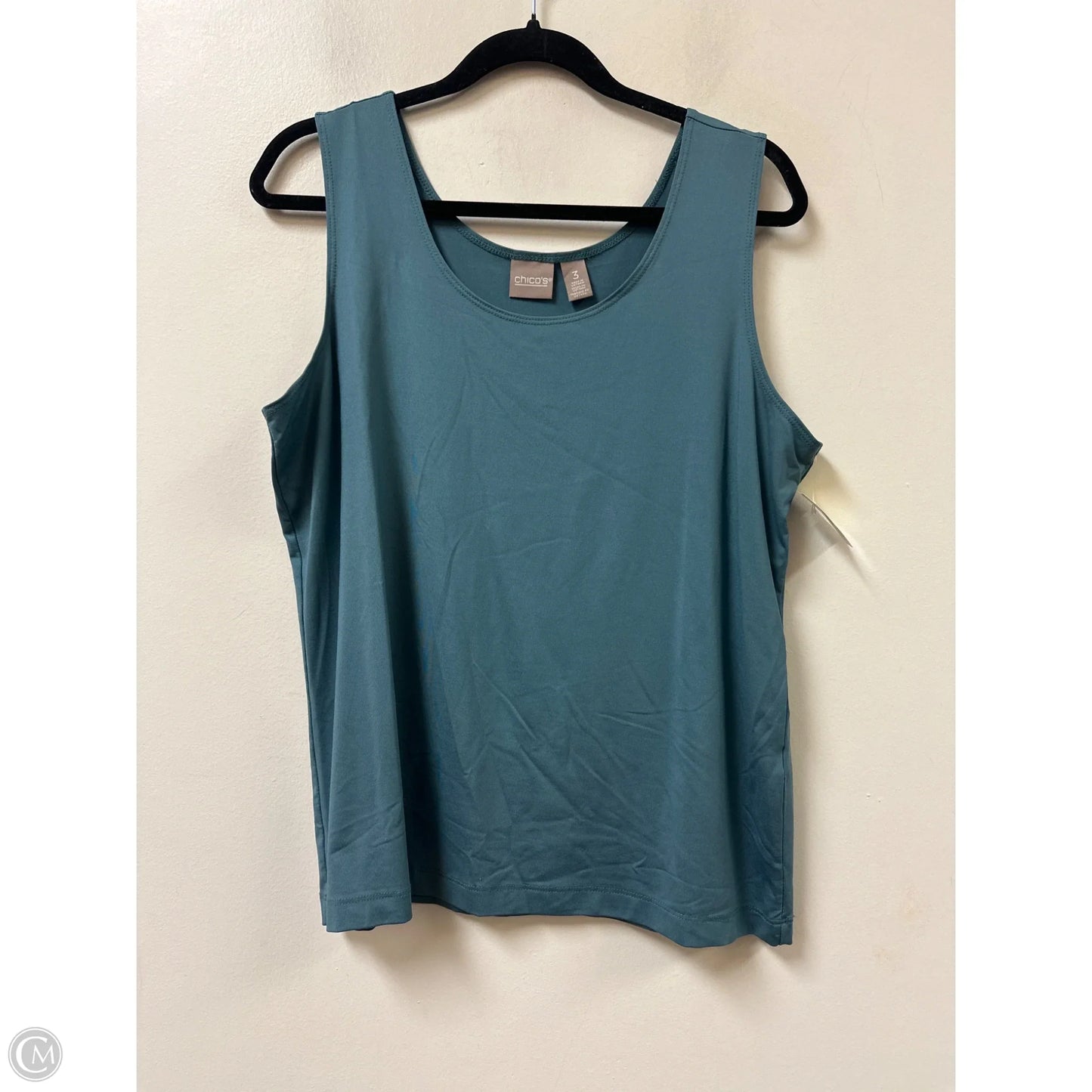 Tank Top By Chicos In Teal, Size: Xl