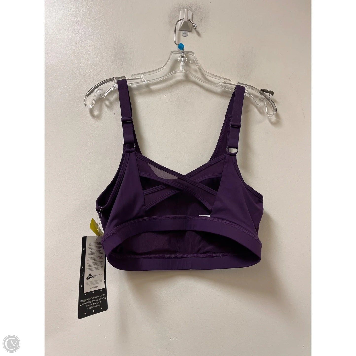 Athletic Bra By Clothes Mentor In Purple, Size: L