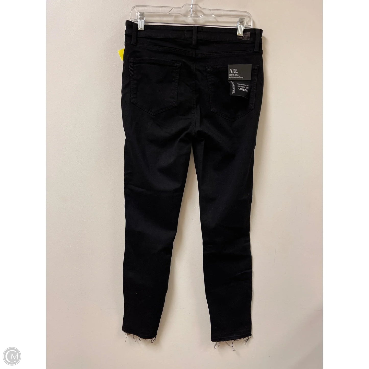 Jeans Skinny By Paige In Black, Size: 10