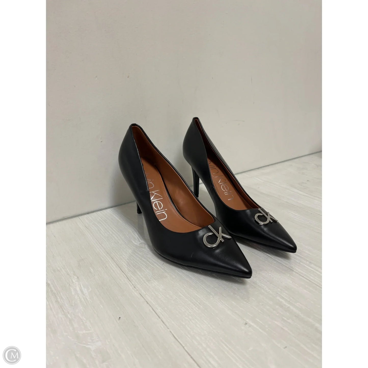 Shoes Heels Stiletto By Calvin Klein In Black, Size: 10