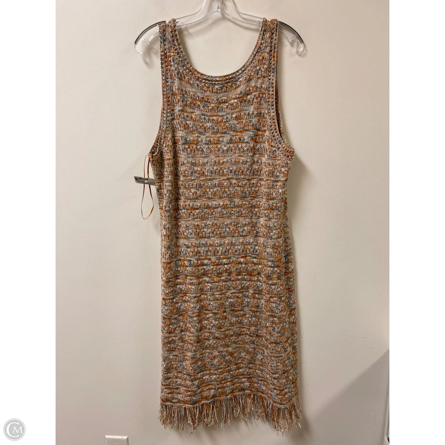 Dress Casual Maxi By Lucky Brand In Orange, Size: Xl