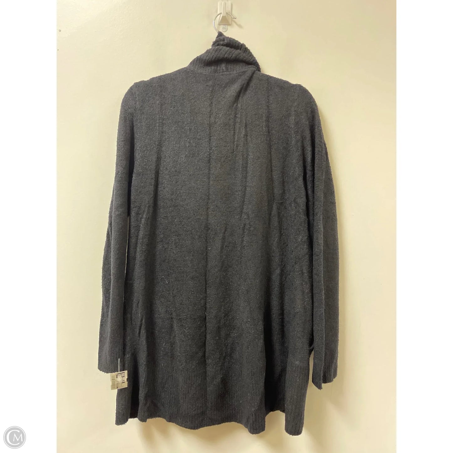 Sweater Cardigan By Clothes Mentor In Black, Size: L