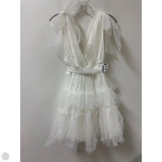 Dress Party Short By Mable In White, Size: S