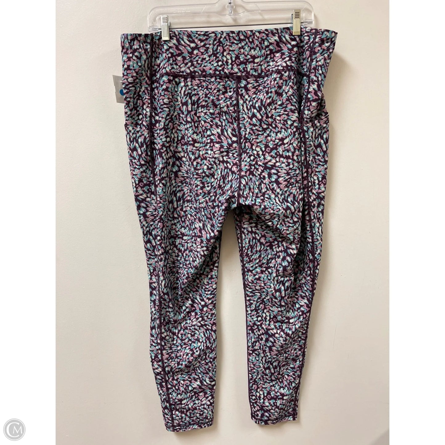 Athletic Capris By Tek Gear In Purple, Size: 2x