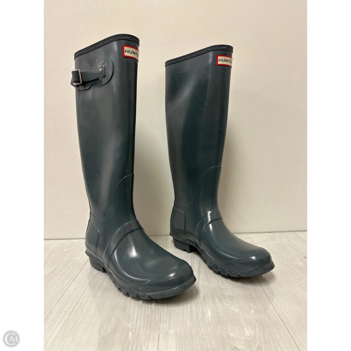 Boots Rain By Hunter In Grey, Size: 9