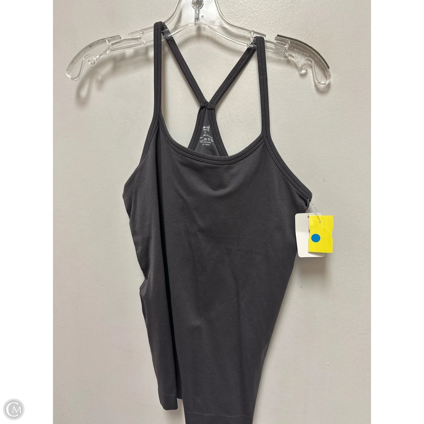 Athletic Tank Top By Clothes Mentor In Grey, Size: L