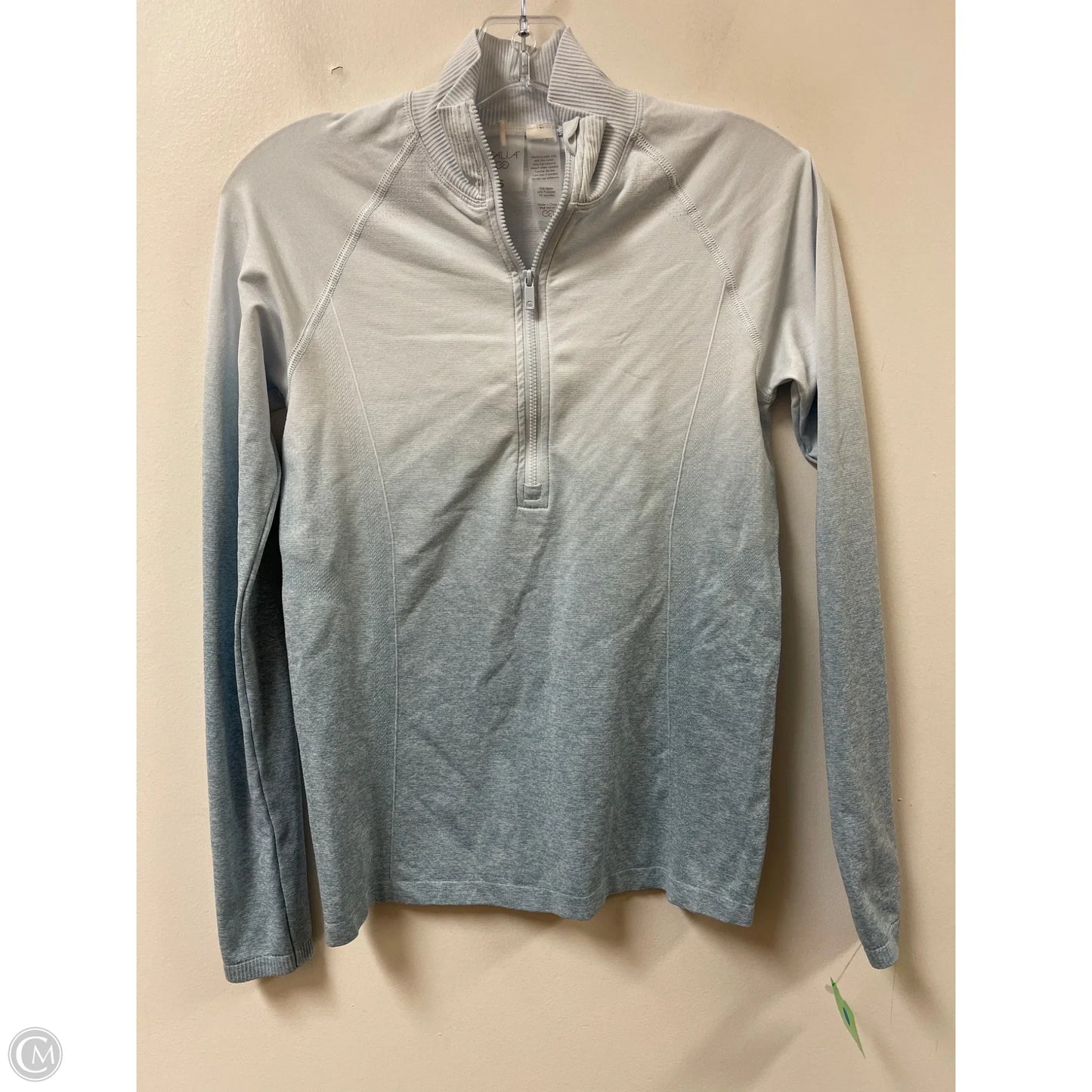Athletic Top Long Sleeve Collar By Calia In Blue, Size: S