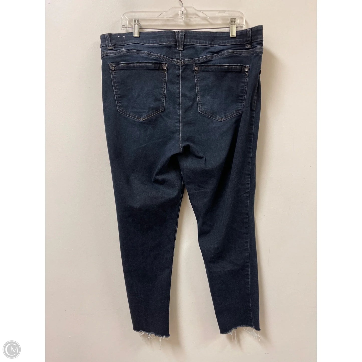 Jeans Skinny By Wit & Wisdom In Blue Denim, Size: 18
