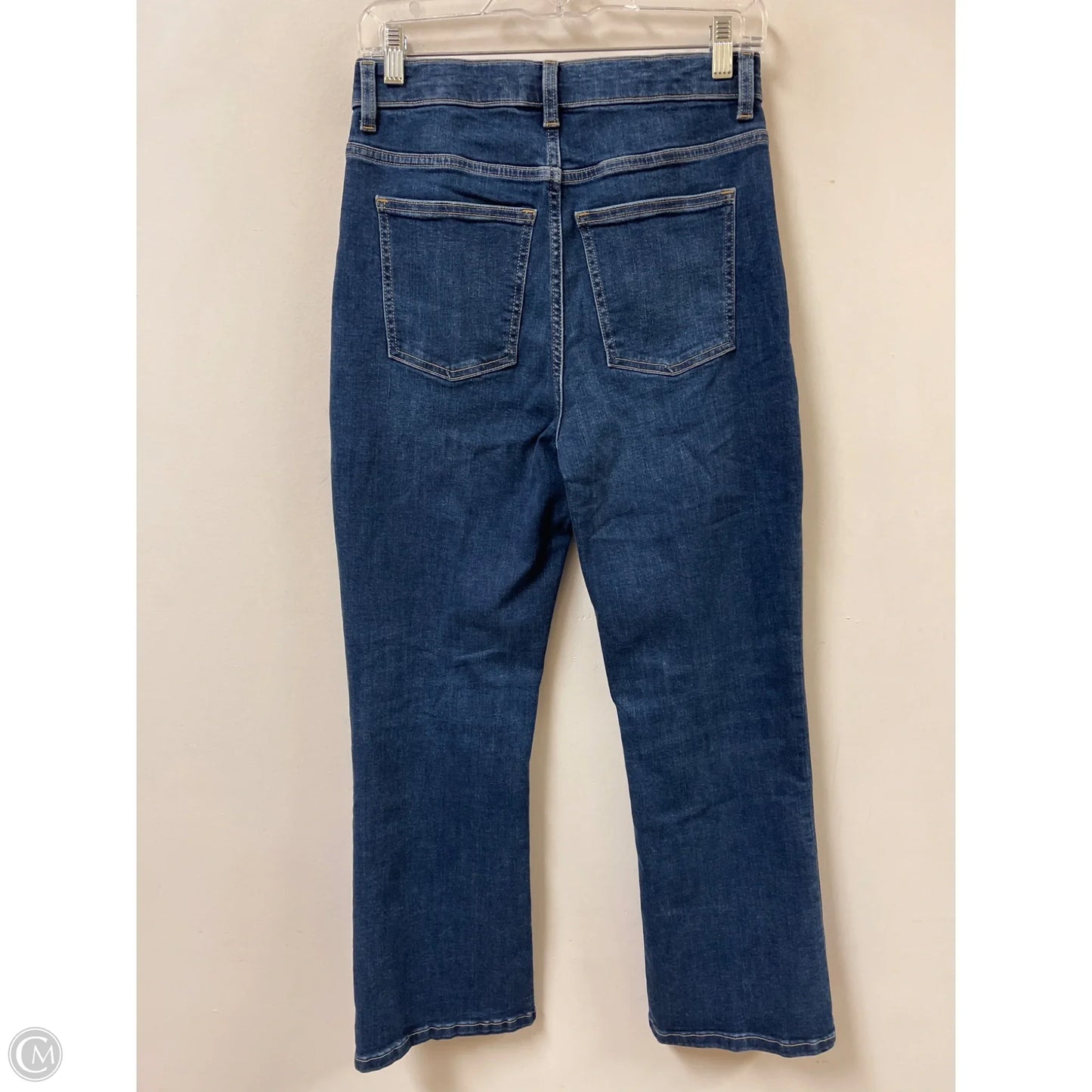 Jeans Wide Leg By Spanx In Blue Denim, Size: 10