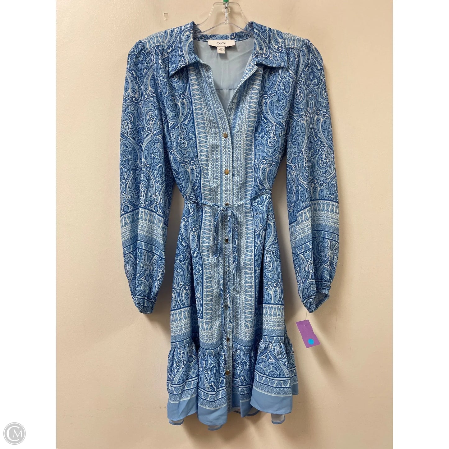 Dress Party Short By Cece In Blue, Size: Sp