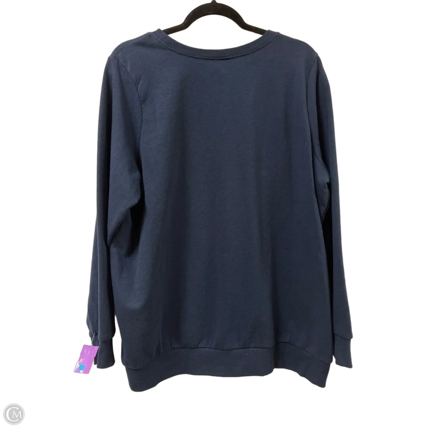 Sweater By Clothes Mentor In Navy, Size: 2x